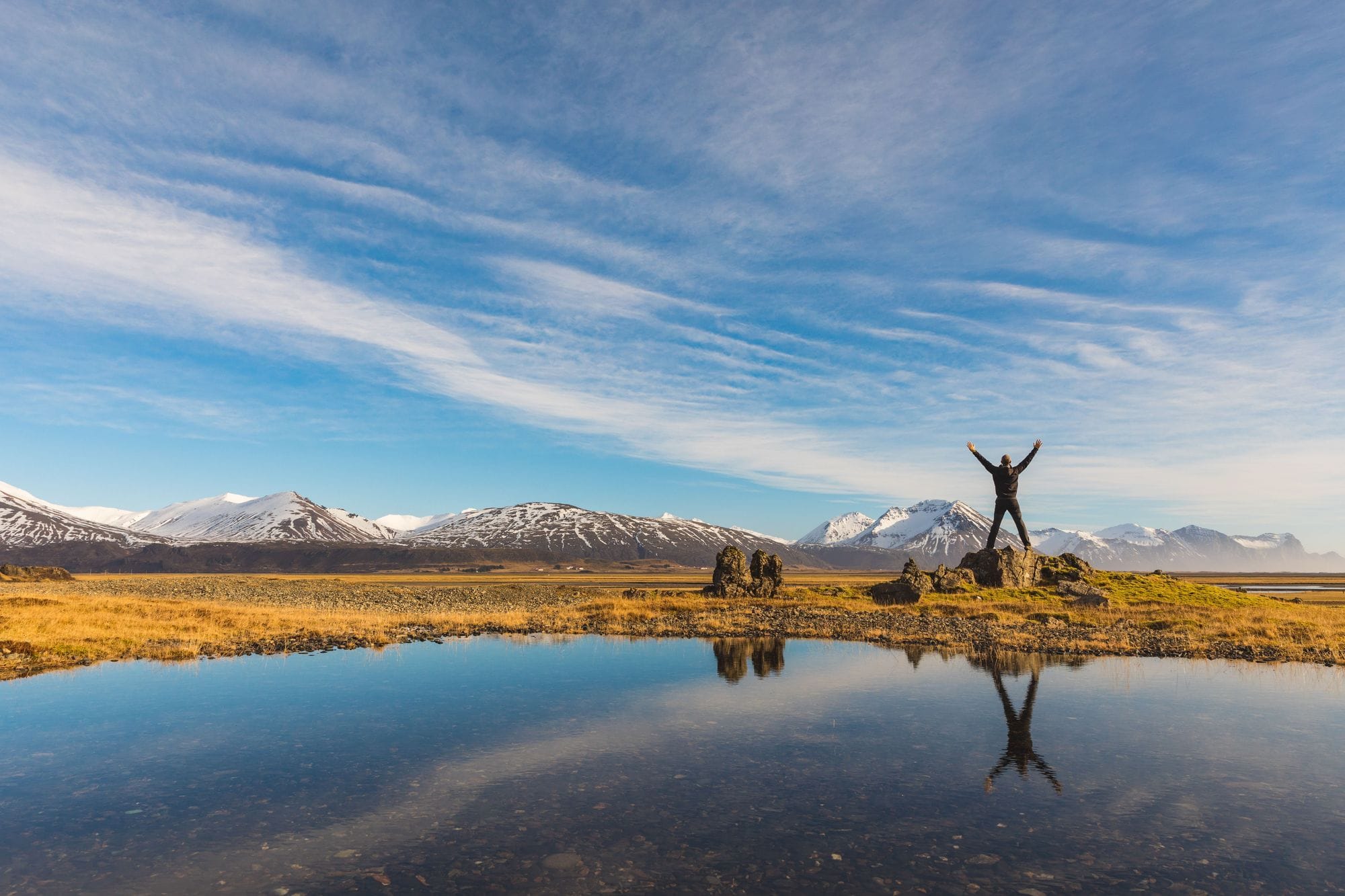 Icelandic landscape mountains