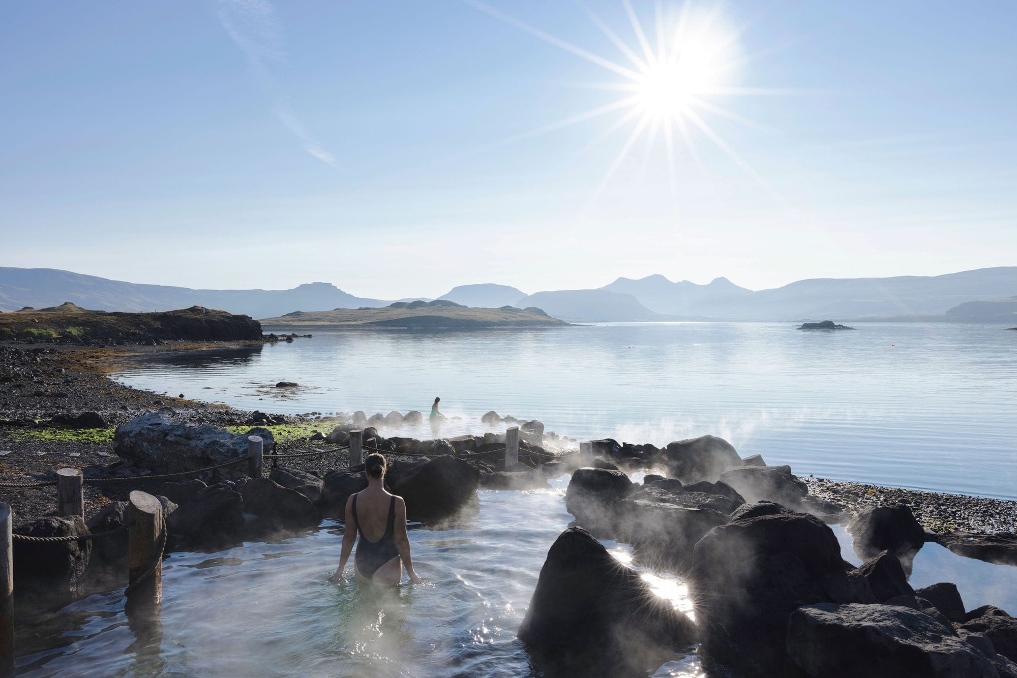 Sjóböðin í Hvammsvík Hot Springs - Saga Sig