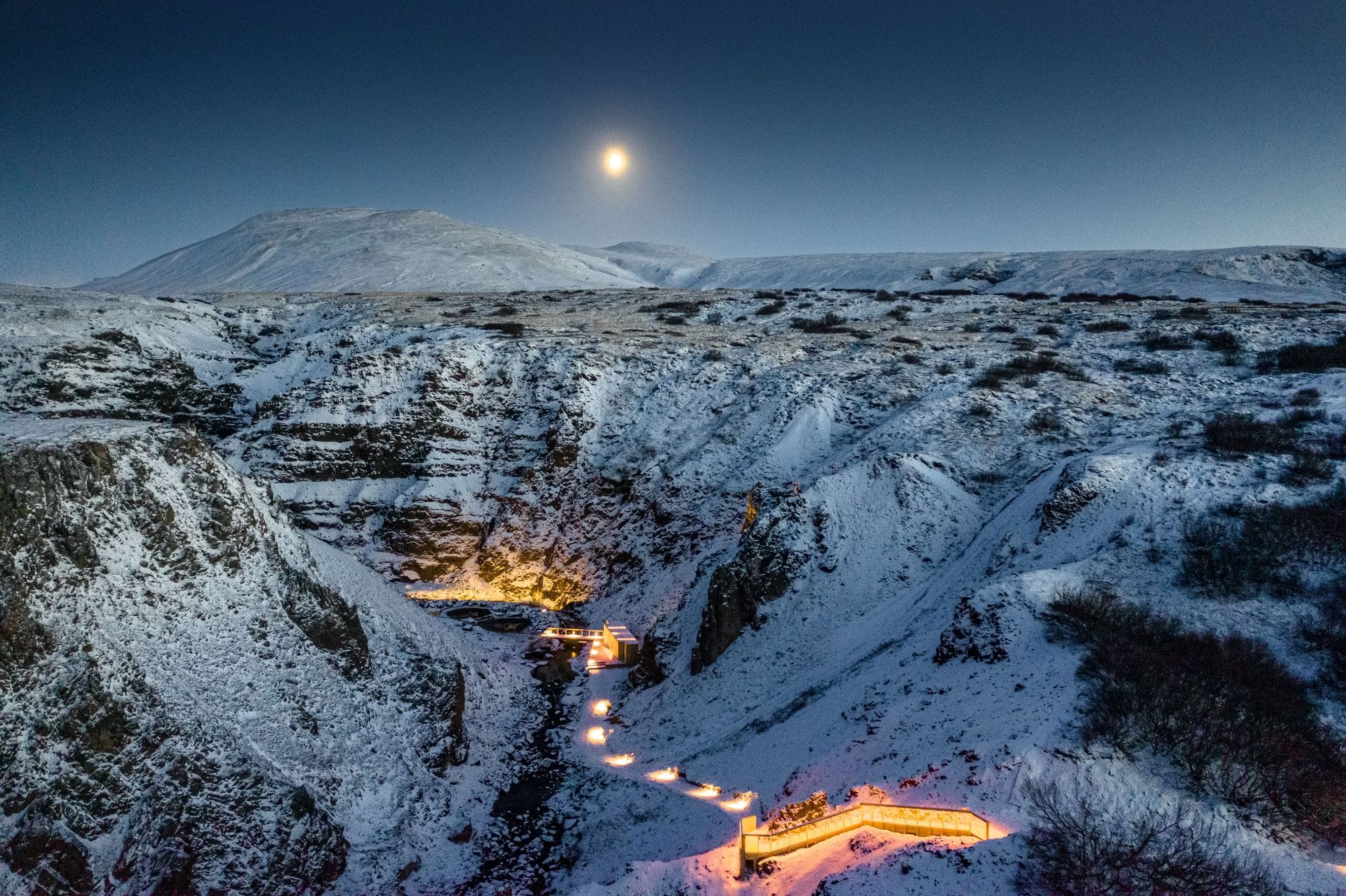 Giljaböðin Húsafell Canyon Baths